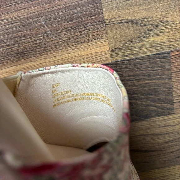 Anthropologie Matisse Terry Floral Platform Sandals Size 6 - Picture 10 of 11